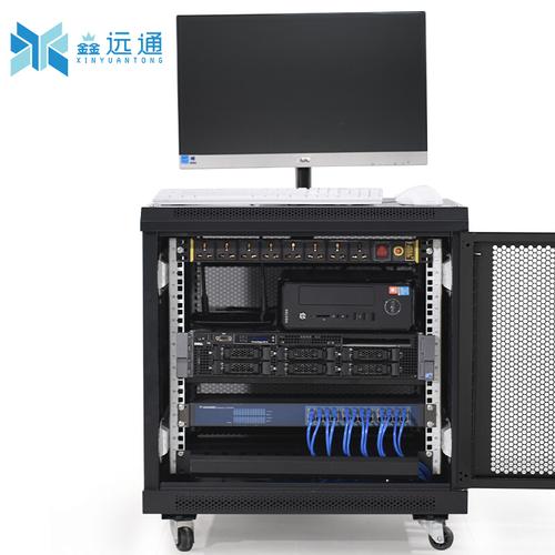 8米机柜服务器网络设备弱电机箱机房加深小型10u12u16u家用静音移动